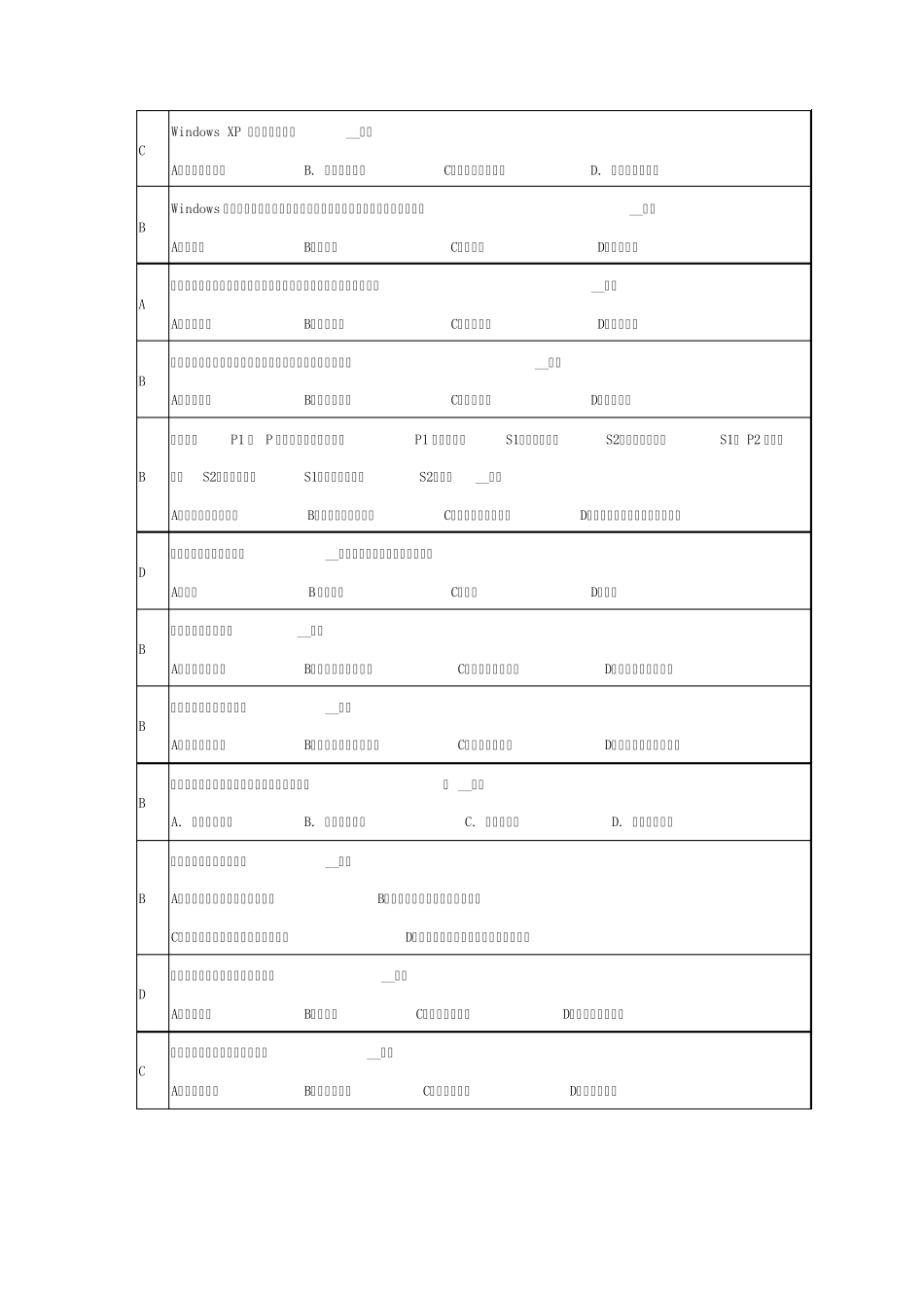 操作系统选择题_第2页