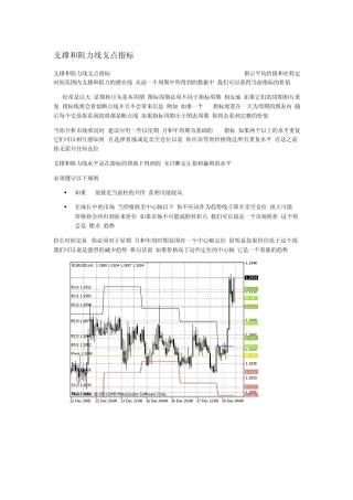 支撑和阻力线支点指标(PP)