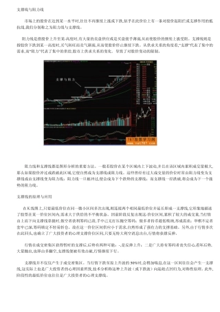 支撑线与阻力线