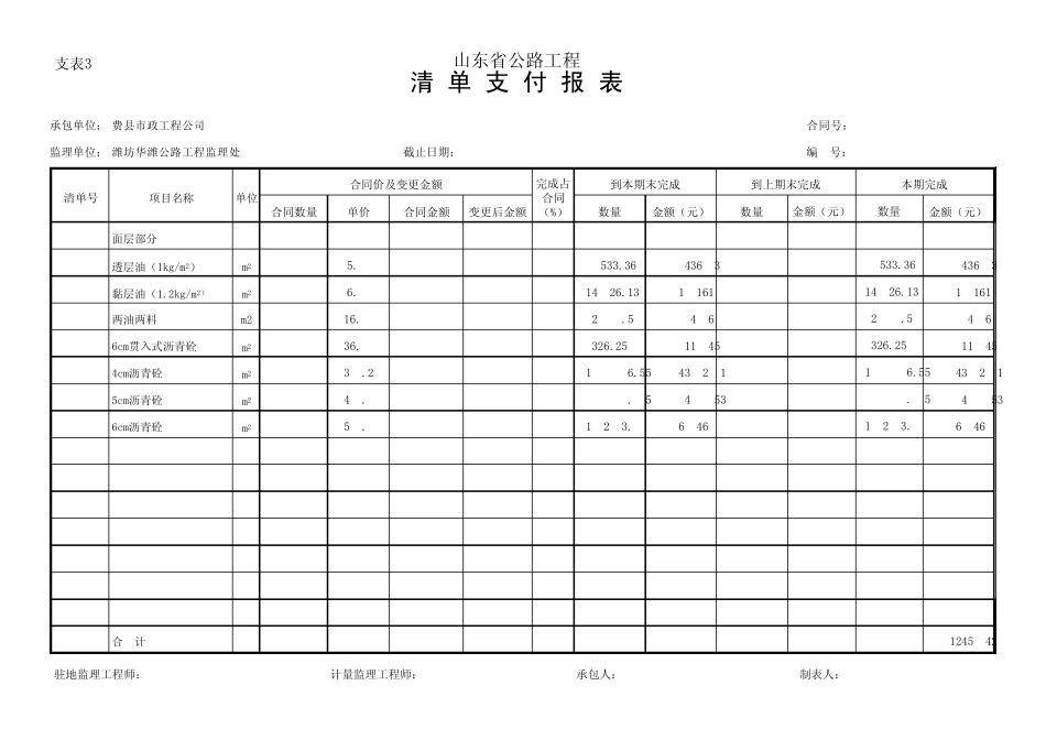 支表3清单支付报表_第3页