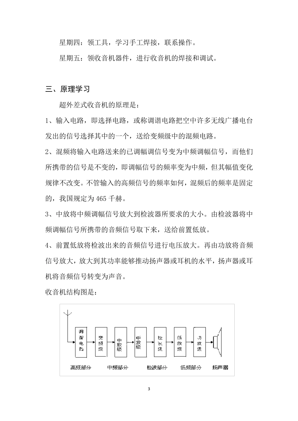 收音机电子电工实训报告_第3页