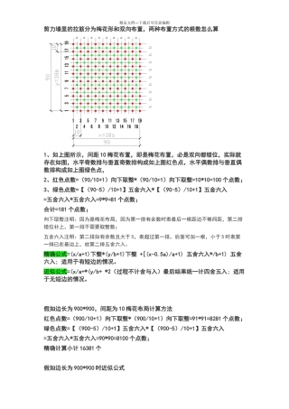梅花布置最佳计算公式