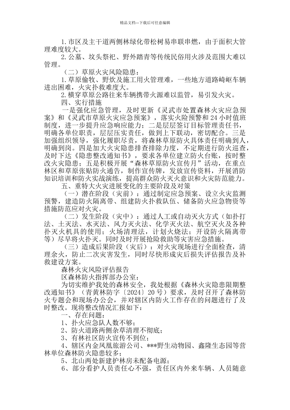 森林火灾风险评估报告_第3页