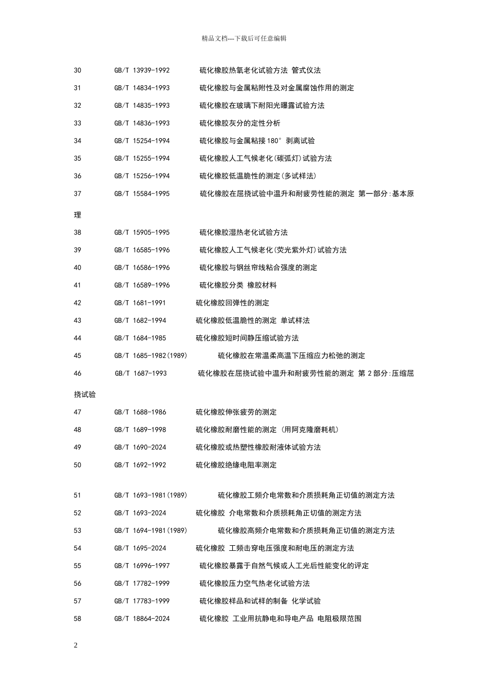 橡胶力学性能测试标准_第2页