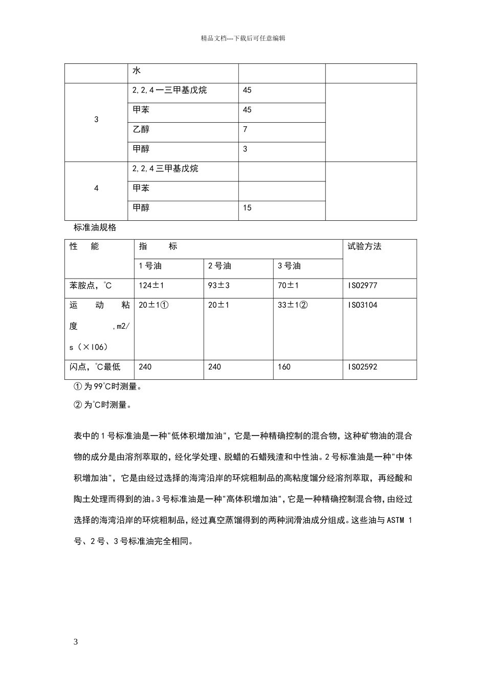 橡胶试验用标准油成分及ASTM标准油比对_第3页