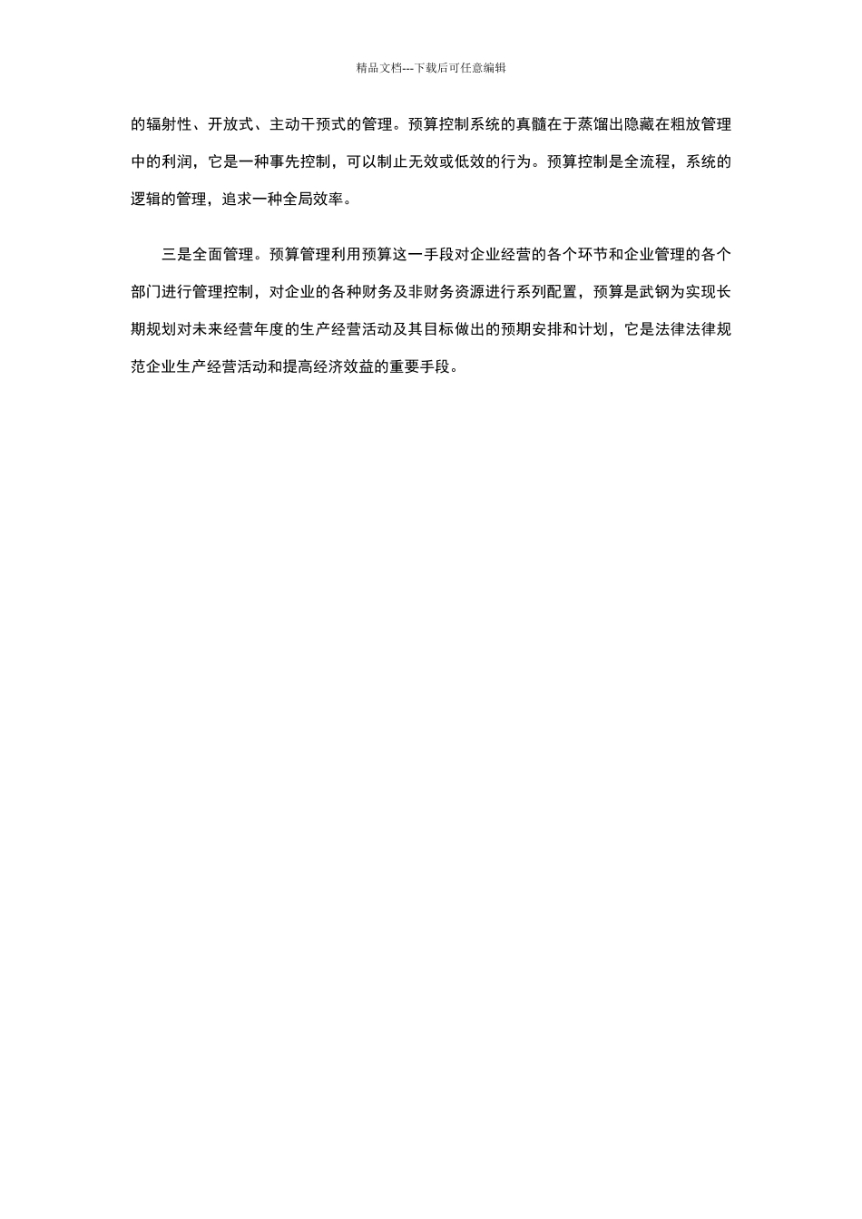 武钢动态预算管理案例分析_第3页