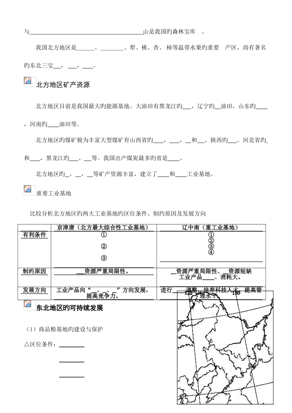 2025年中国区域地理知识点总结_第2页