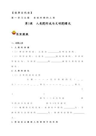2025年九年级历下册全套导学案