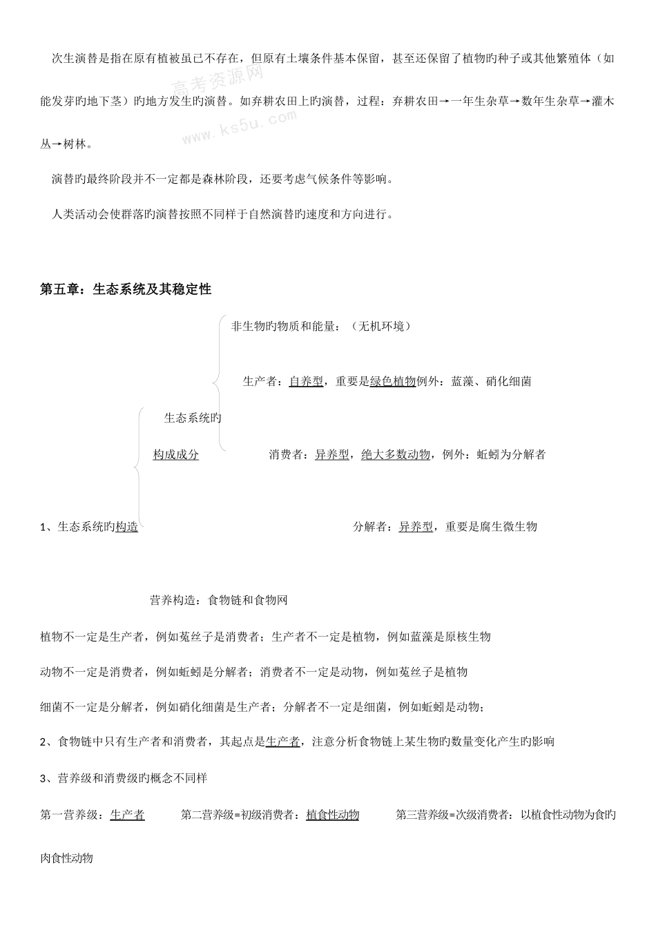 2025年种群和群落知识点总结_第3页