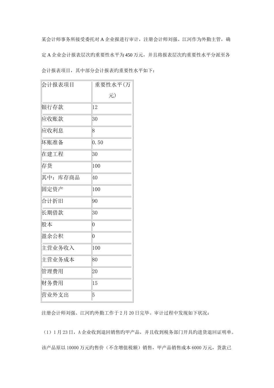 2025年电大审计案例研究期末复习指导答案综合案例分析题_第3页