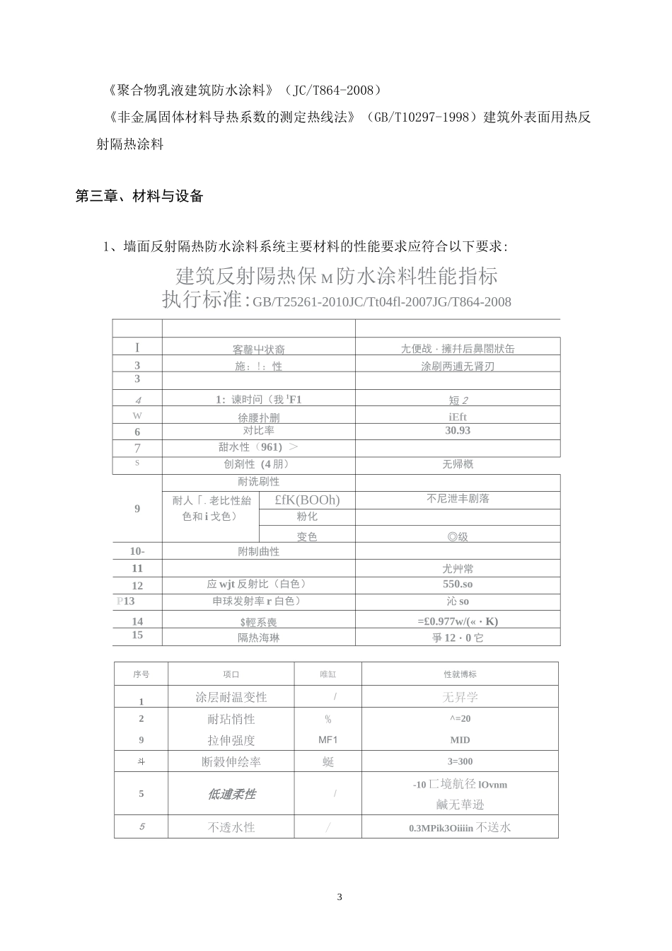 墙面反射隔热防水涂料系统施工方案_第3页