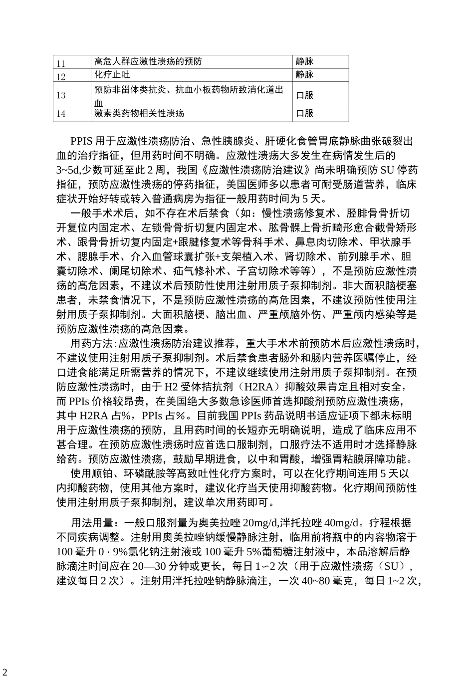 质子泵抑制剂(PPIs)临床使用管理规范_第2页
