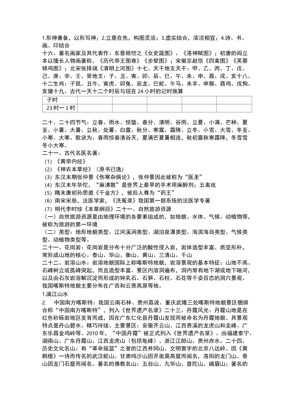导游文化基础知识汇总_第3页