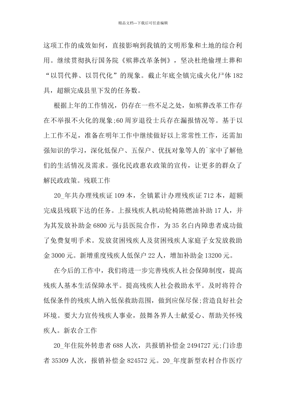 民政系统个人工作总结范文_第2页