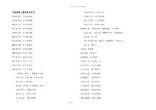 气象谚语之看物象识天气