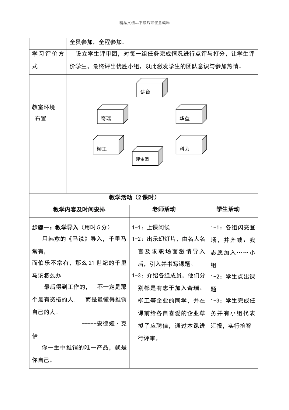 求职信教学设计_第3页