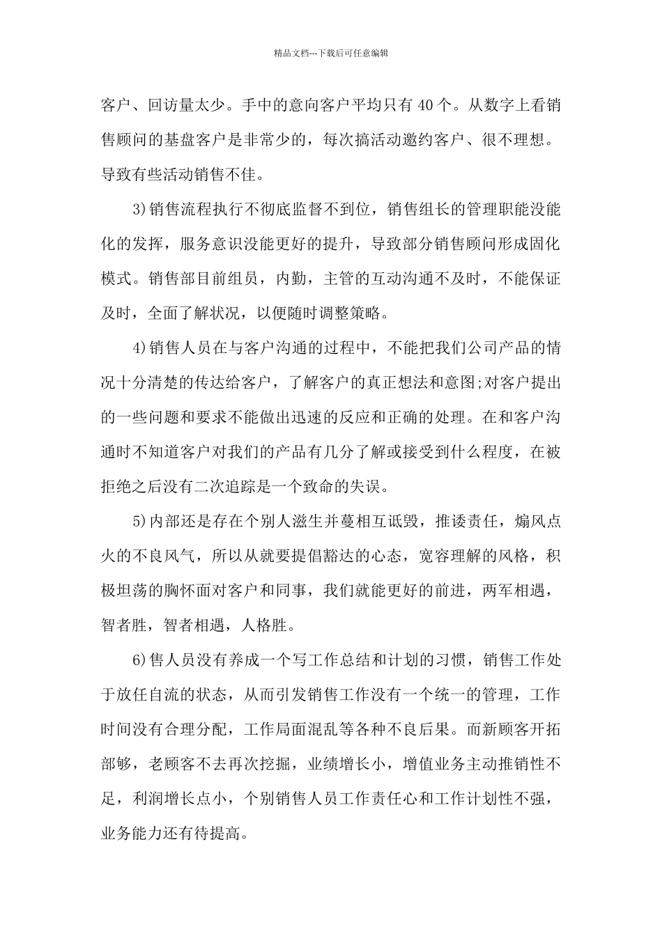 汽车销售经理工作总结_第2页