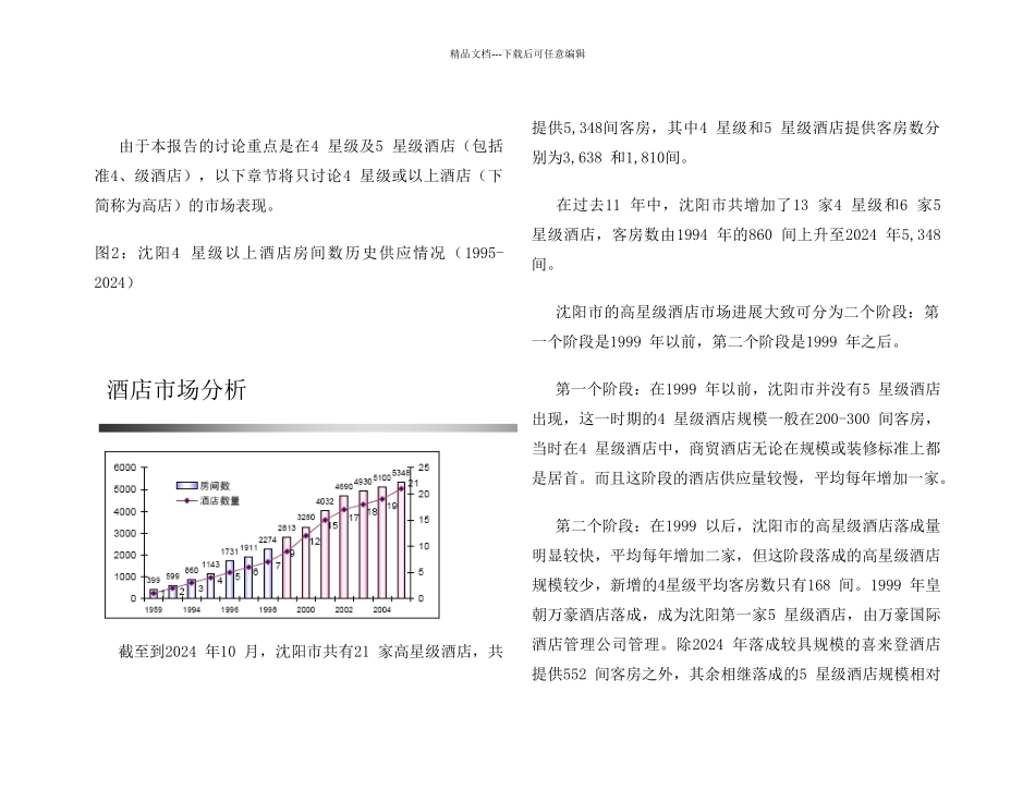 沈阳酒店市场分析_第2页