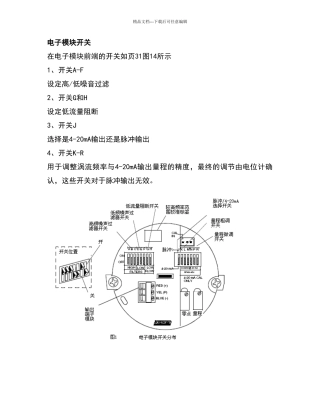 涡街流量计故障处理和维护