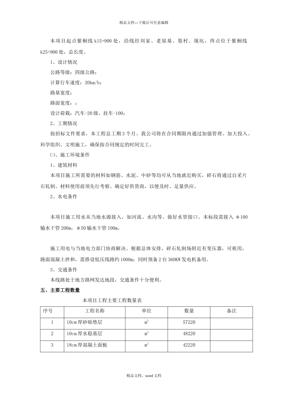混凝土路面工程施工组织设计00001_第2页