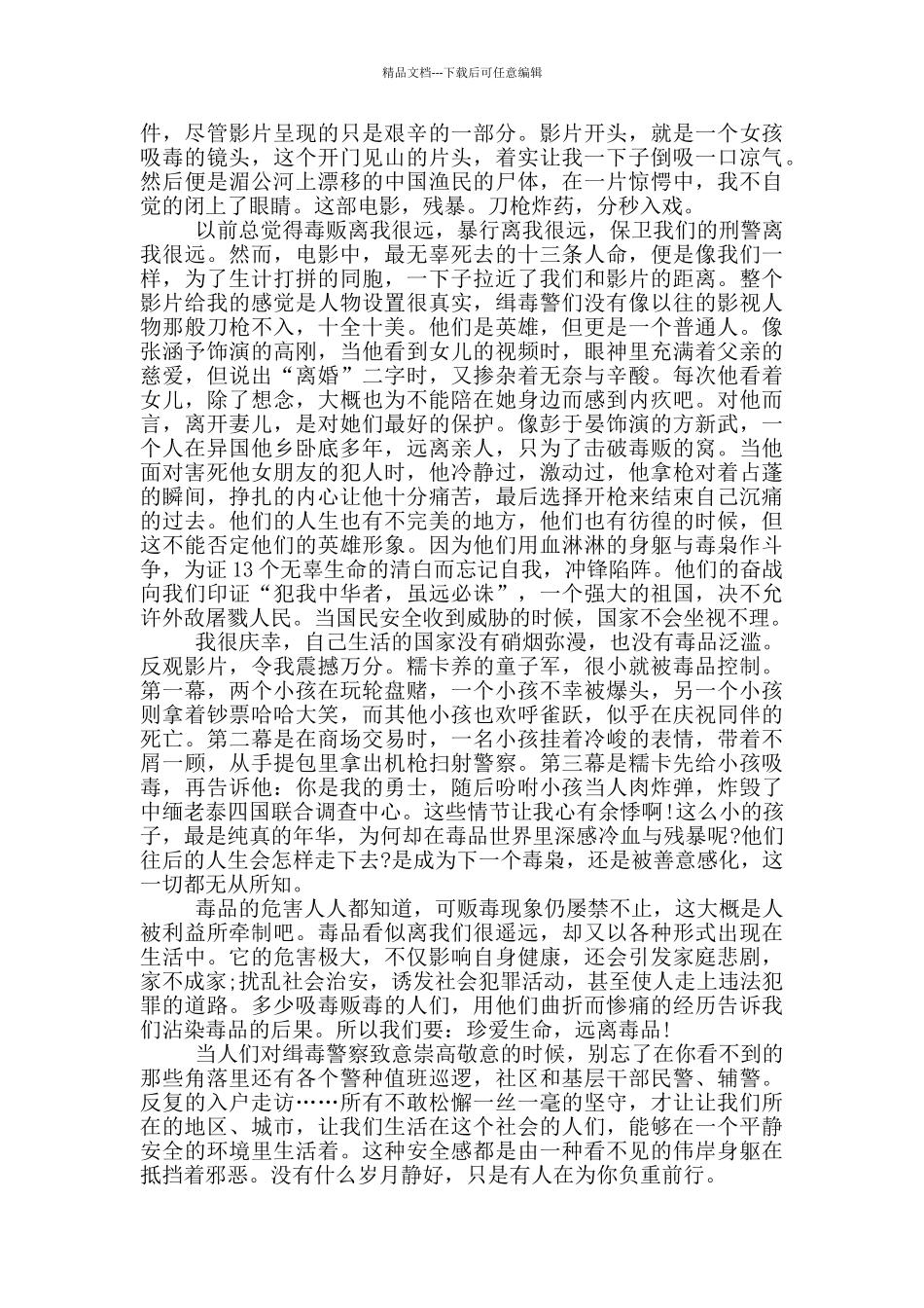 湄公河行动观影心得感想范文5篇_第2页