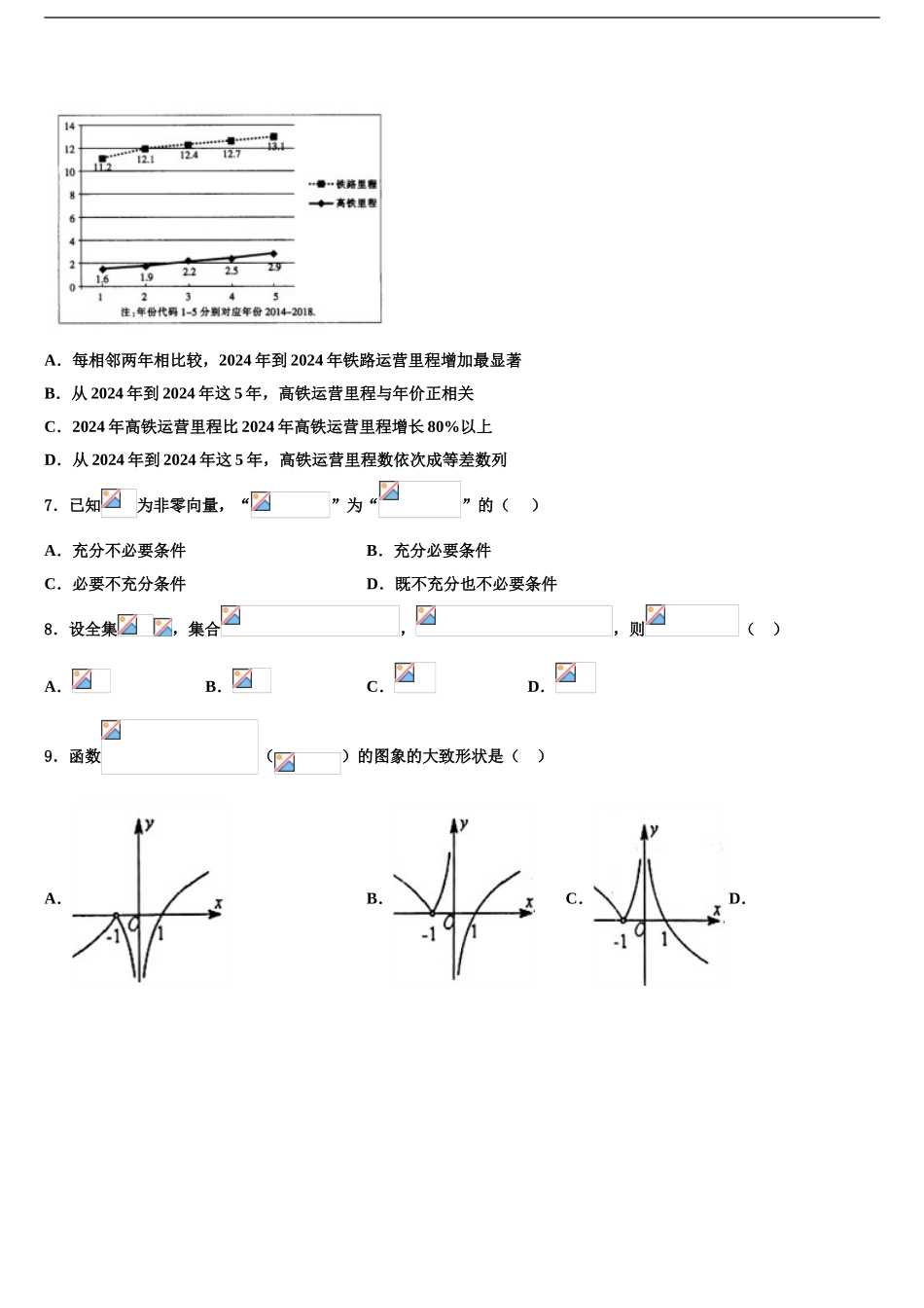 湖南省东安县第一中学高考数学必刷试卷含解析_第2页