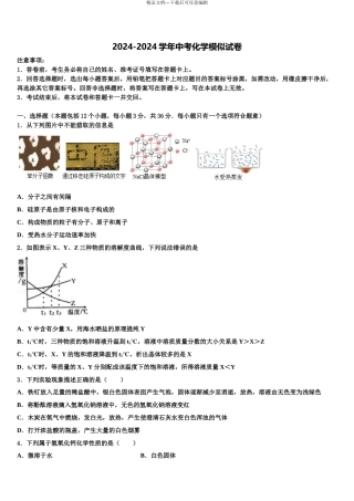 湖南省娄底市双峰县中考四模化学试题含解析