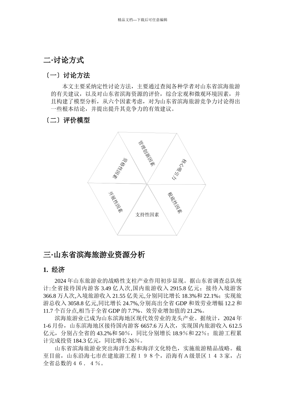 滨海旅游业竞争力研究_第3页