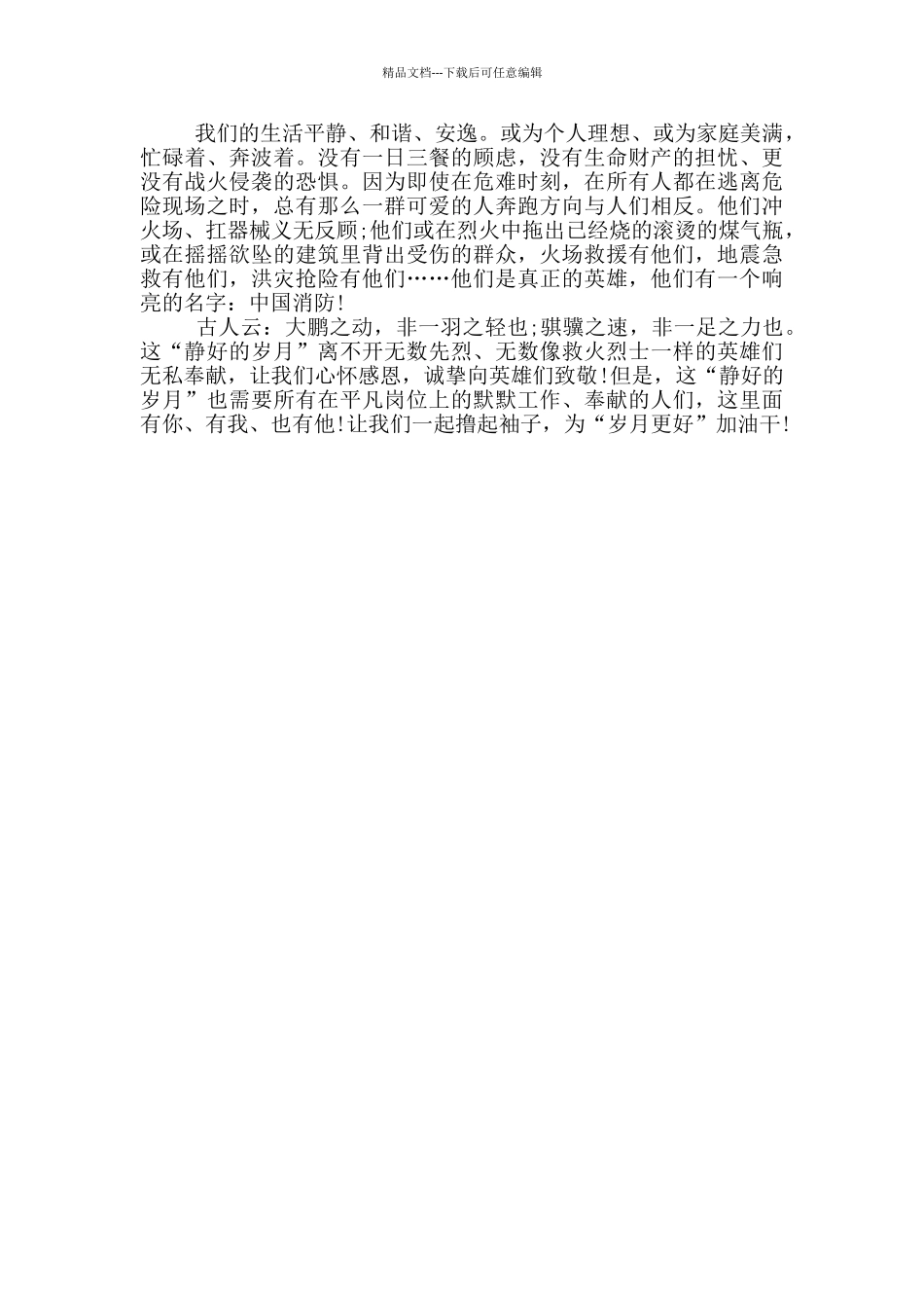 烈火英雄观后感200字_第2页