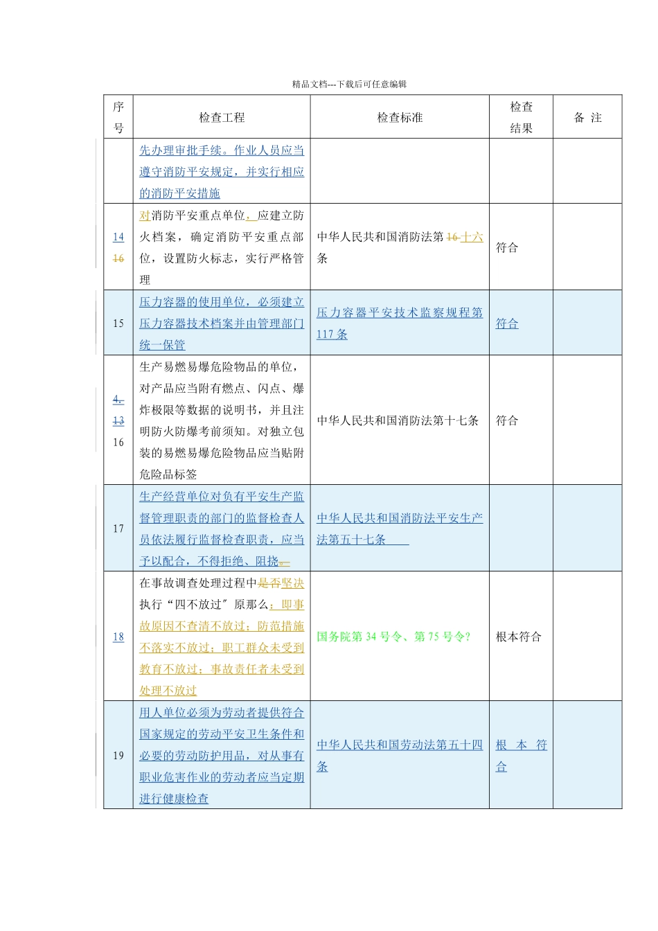 燃气安全检查表_第3页