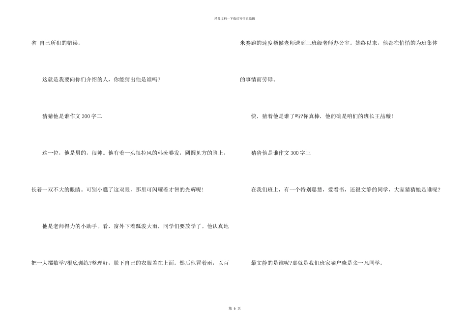 猜猜他是谁300字_第2页