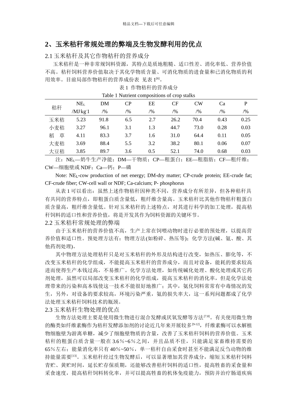 玉米秸秆生物发酵饲料的研究进展_第2页