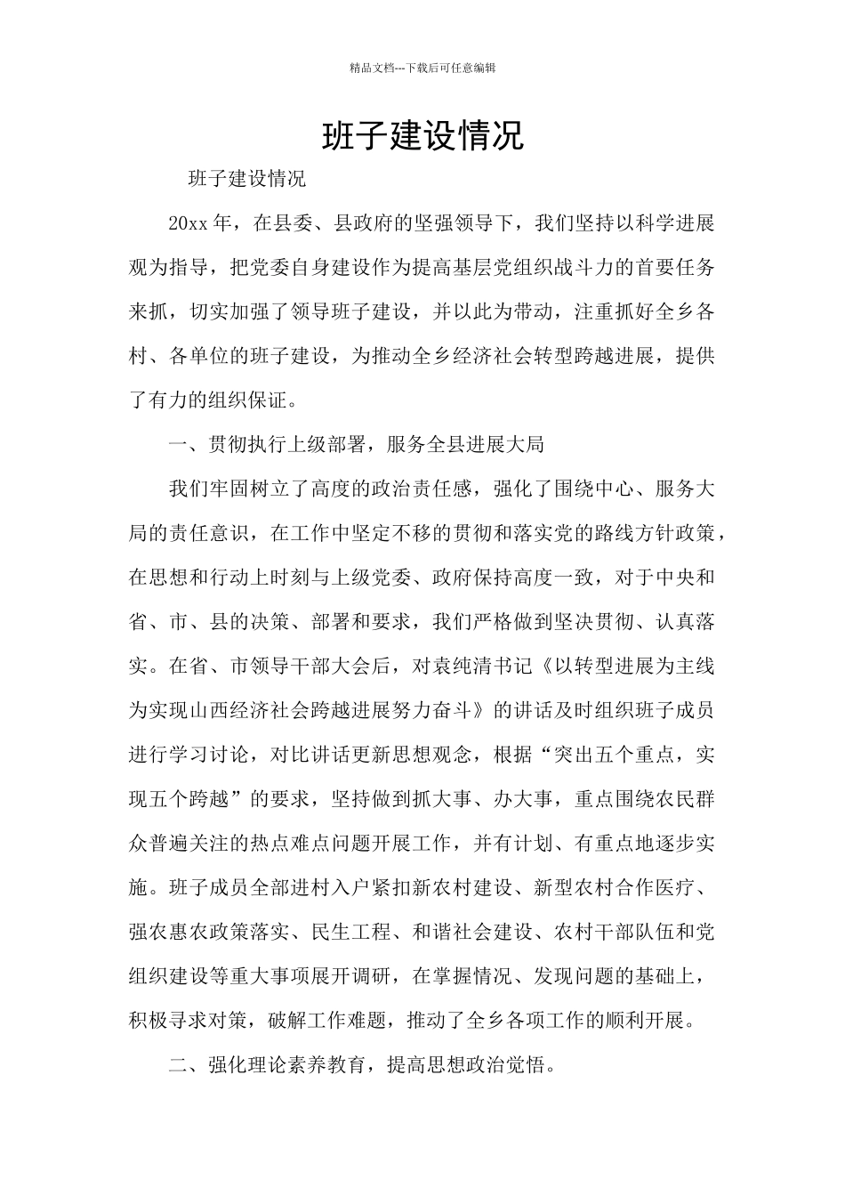 班子建设情况_第1页