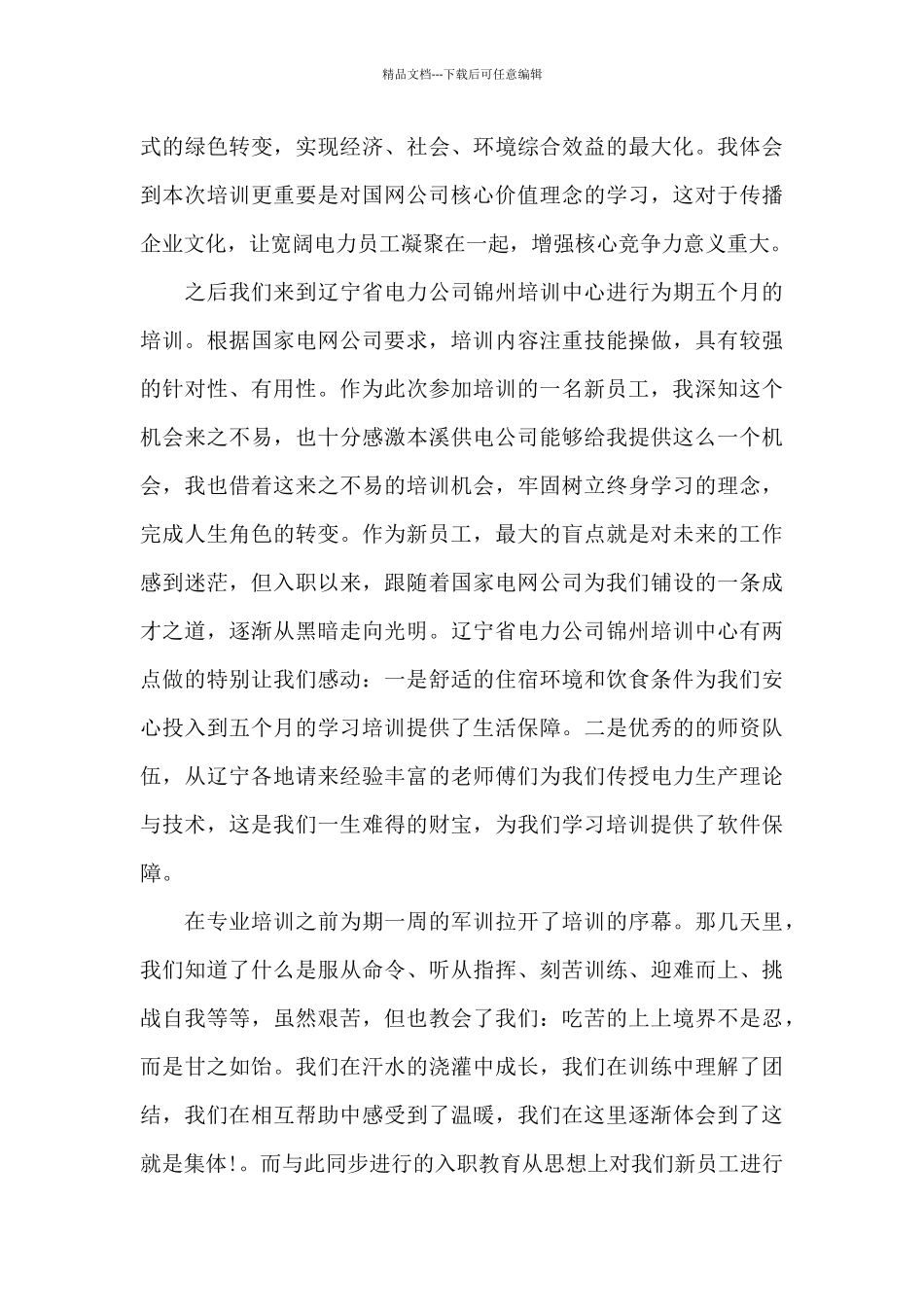 电力工人预备转正申请书范文_第3页