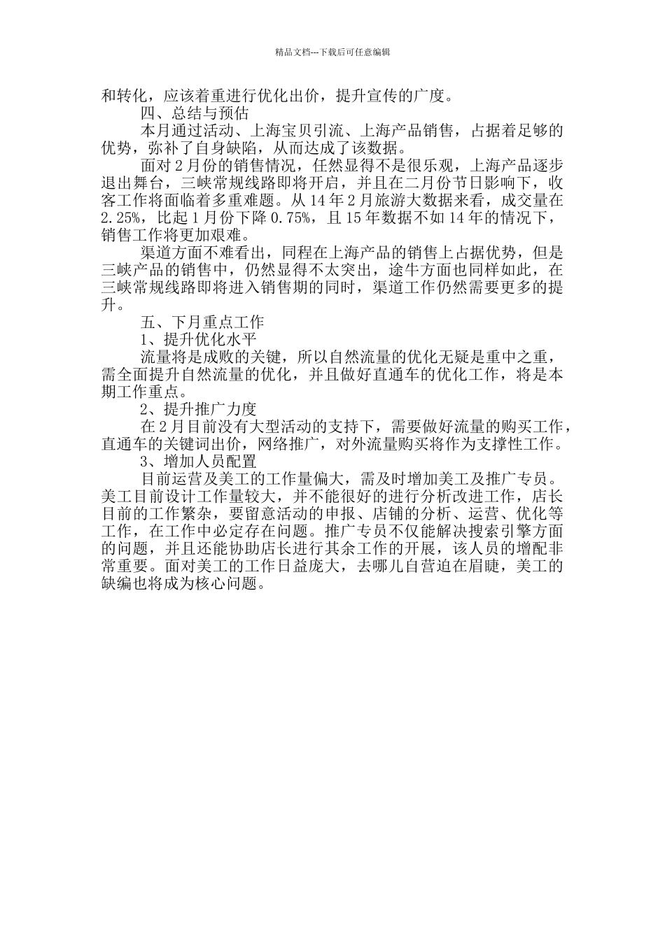 电商销售运营分析总结_第2页