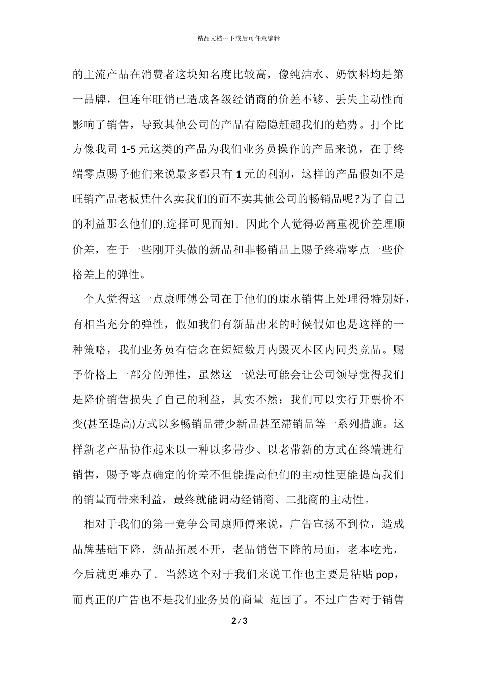 电子公司销售个人工作总结_第2页