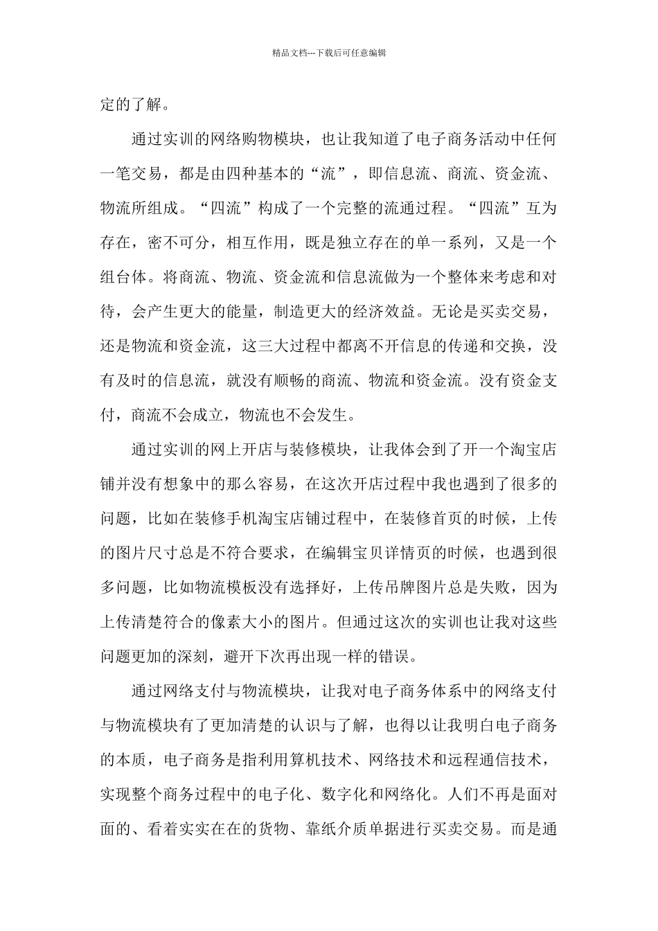 电子商务实习个人相关心得体会_第2页