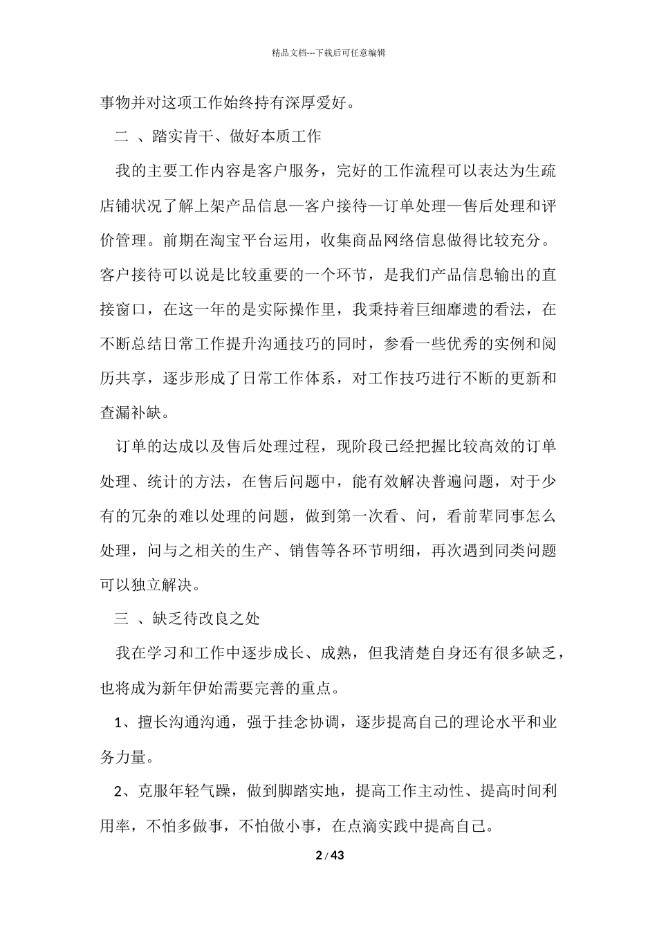 电子商务年终工作总结13篇_第2页