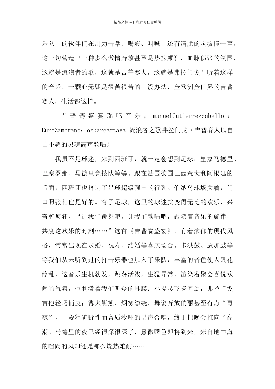 电影《流浪者之歌》精选观后感_第3页