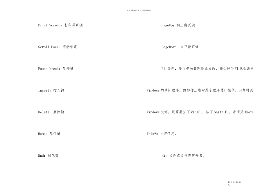 电脑入门，一些基础按键_第2页