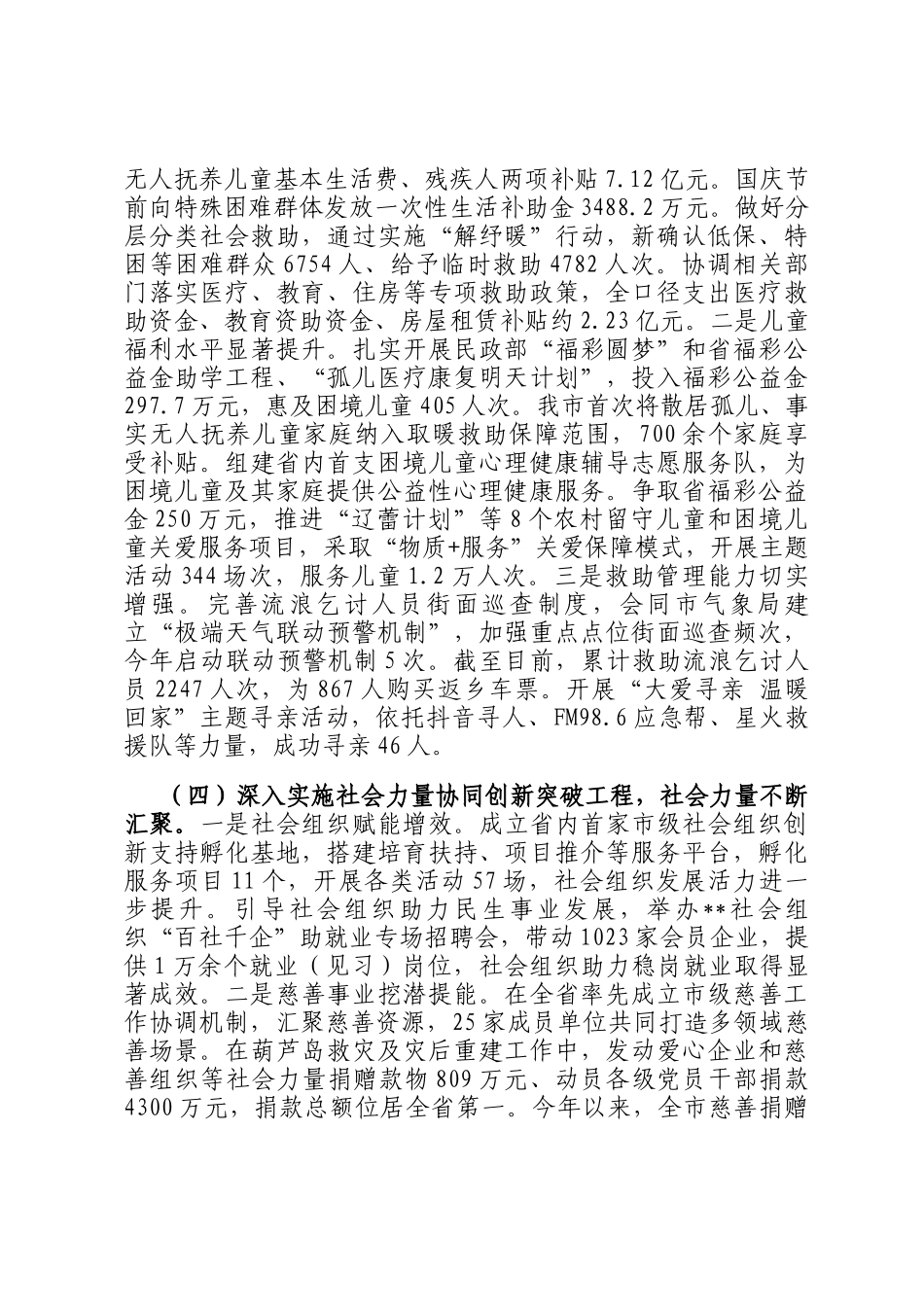 市民政局2024年工作总结和2025年工作安排_第3页