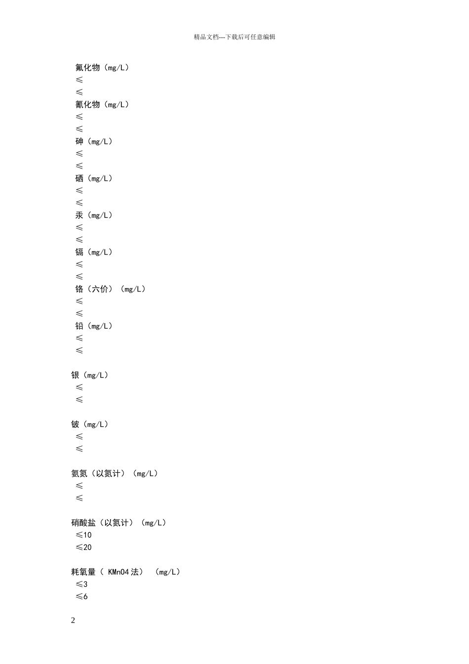 电镀车间回用水标准_第2页