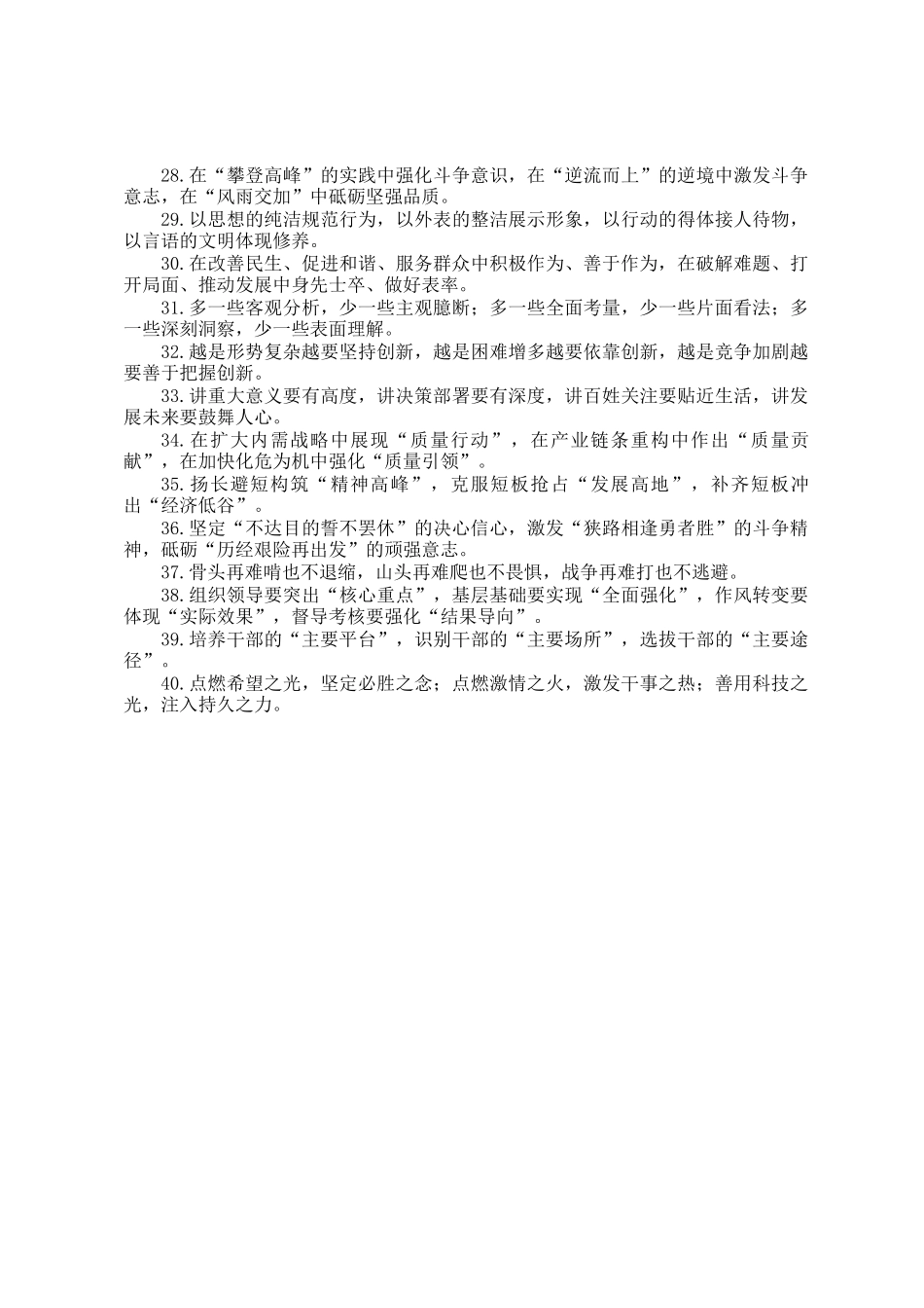 领导讲话写作提纲40组_第2页