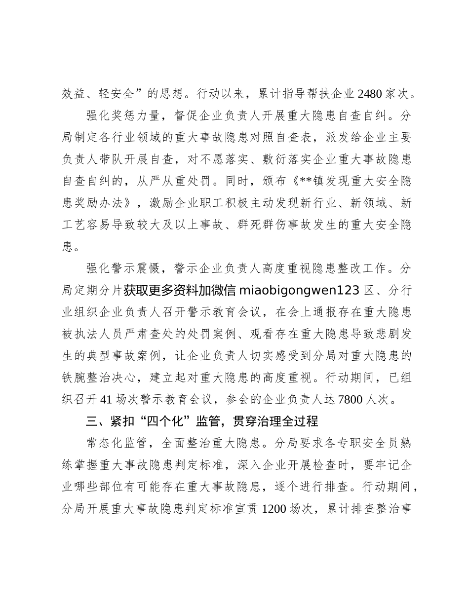 2024年重大事故隐患精准整治工作总结_第3页