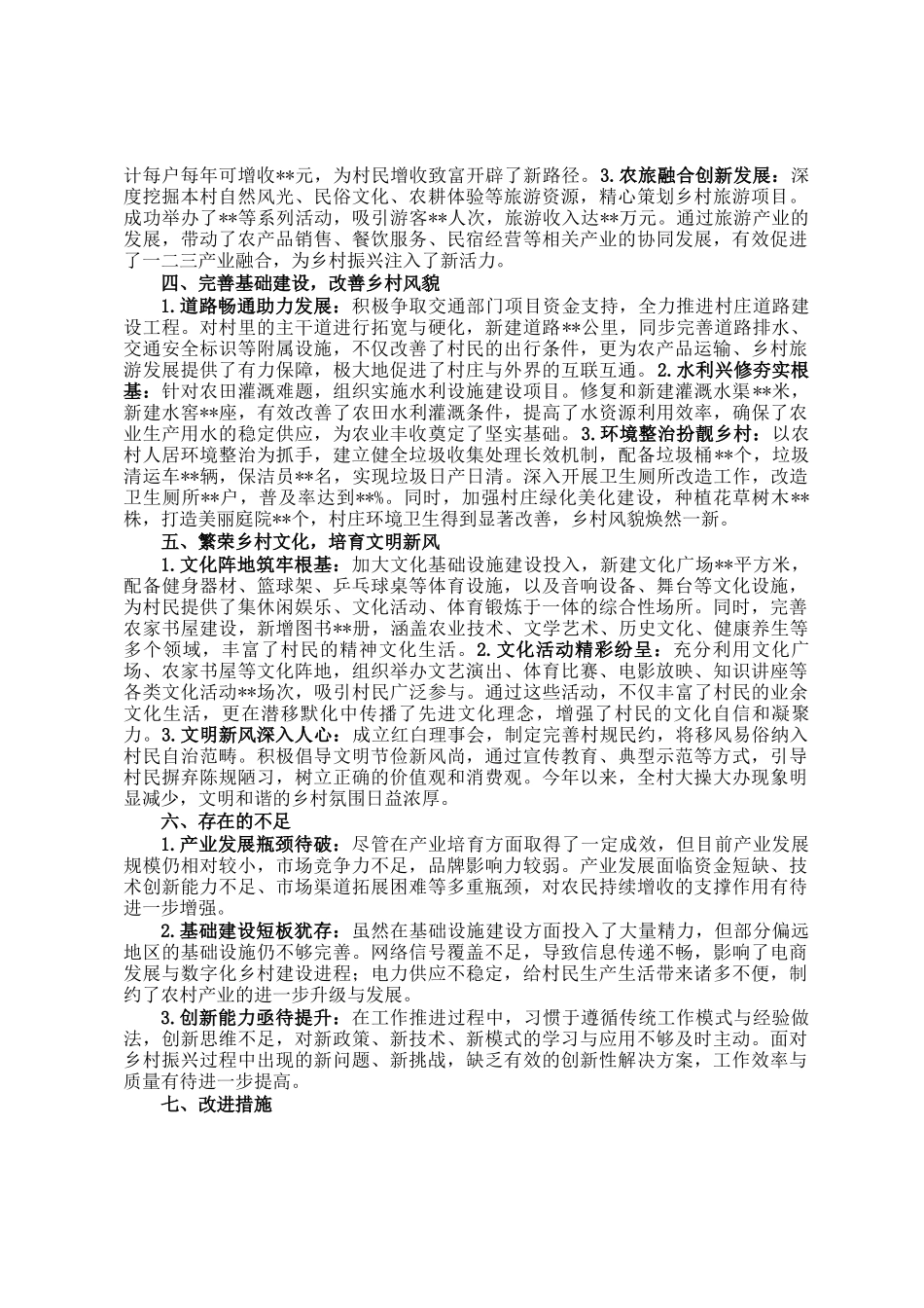 2024年驻村第一书记述职报告_第2页