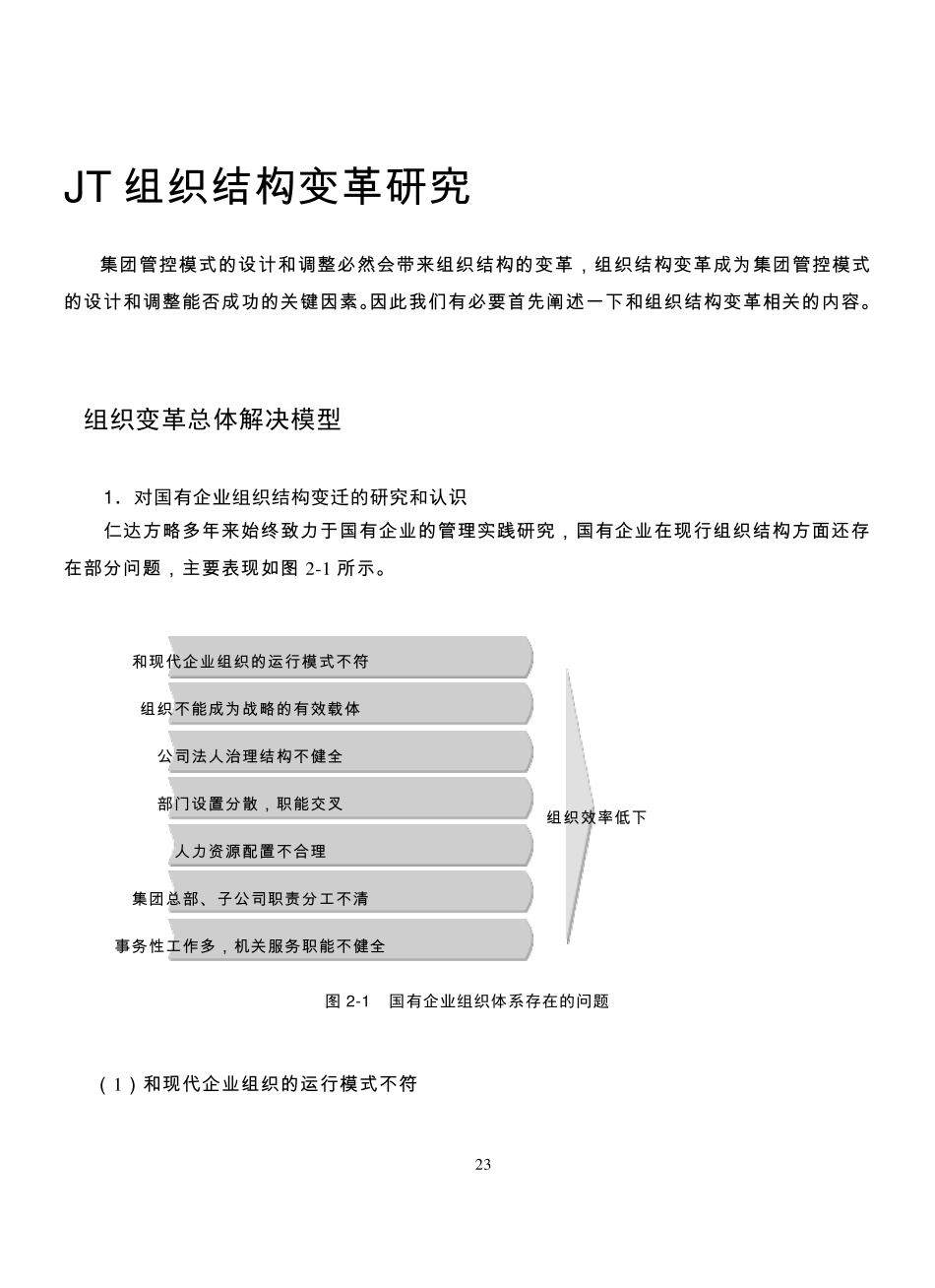 改革组织架构几个要点_第1页