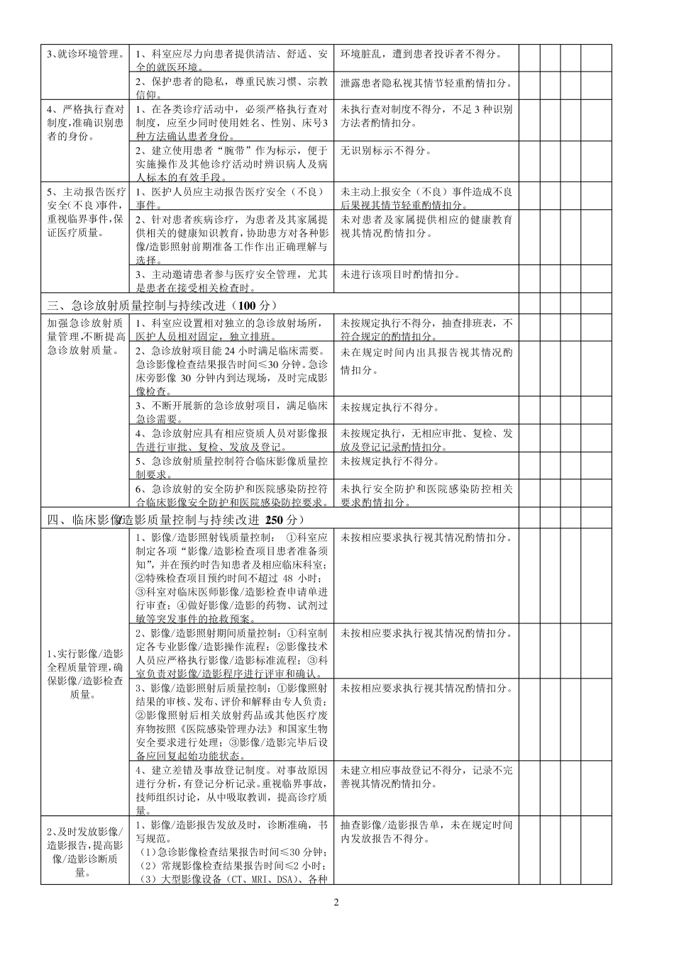放射科自查表_第2页