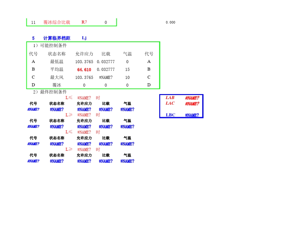 放线张力弧垂表(多功能)_第2页