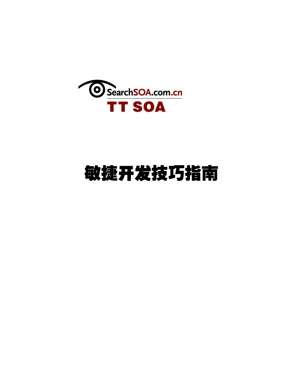 敏捷开发技巧指南_第1页