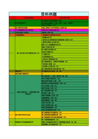 教你如何做土建工程资料(值得一看